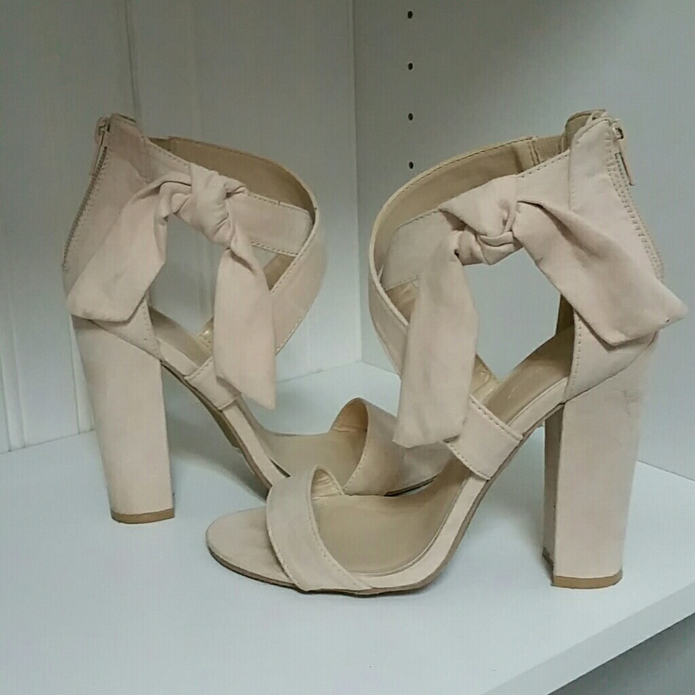 Cream heels